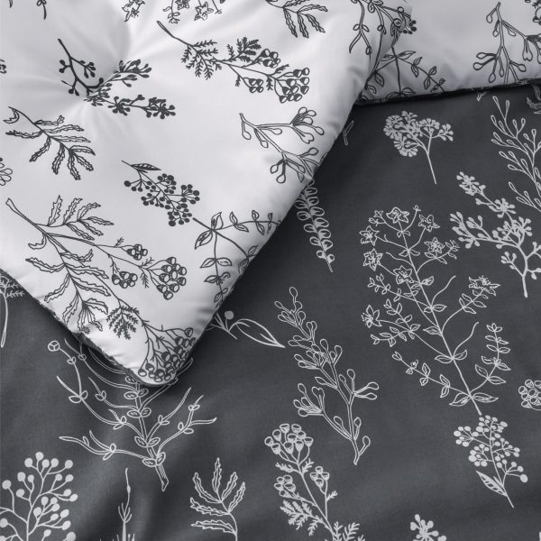Bedsure | 2/3 Pcs Floral Printed Reversible Comforter Set with Soft Designed Plants Pattern Bedding Set - Image 33