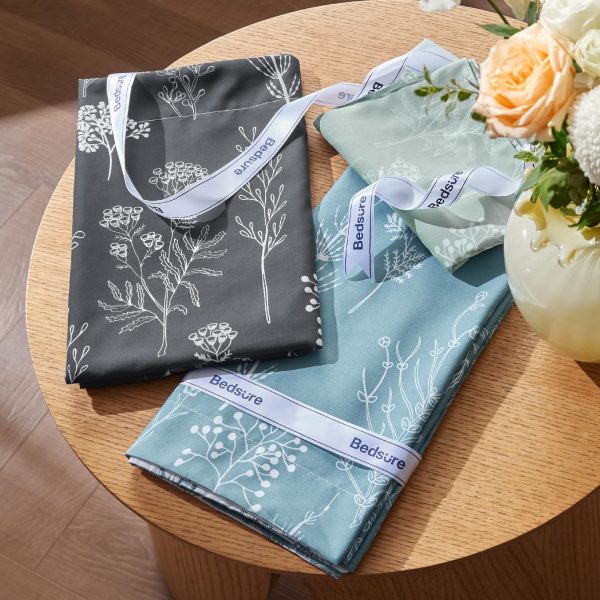 Bedsure | 2/3 Pcs Floral Printed Reversible Comforter Set with Soft Designed Plants Pattern Bedding Set - Image 34