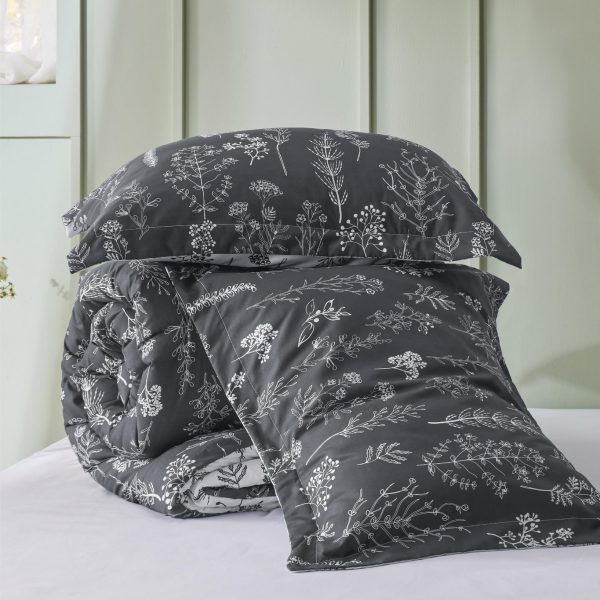 Bedsure | 2/3 Pcs Floral Printed Reversible Comforter Set with Soft Designed Plants Pattern Bedding Set - Image 35