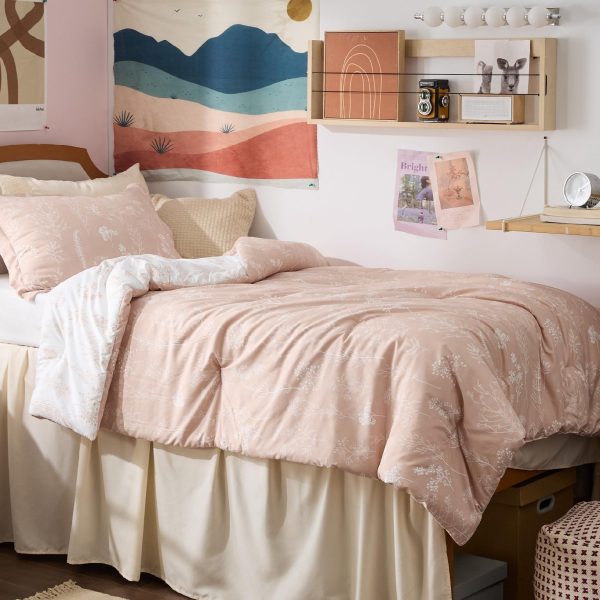 Bedsure | 2/3 Pcs Floral Printed Reversible Comforter Set with Soft Designed Plants Pattern Bedding Set - Image 52