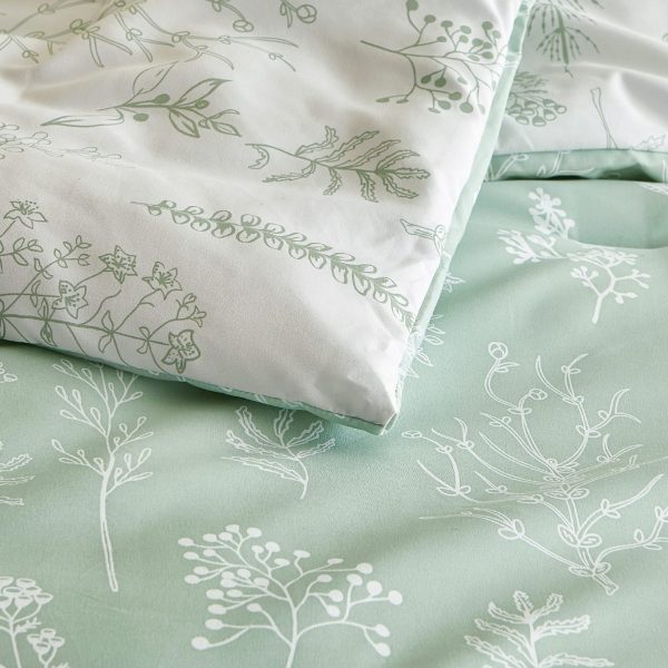 Bedsure | 2/3 Pcs Floral Printed Reversible Comforter Set with Soft Designed Plants Pattern Bedding Set - Image 70