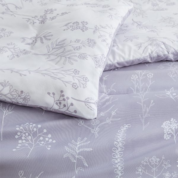 Bedsure | 2/3 Pcs Floral Printed Reversible Comforter Set with Soft Designed Plants Pattern Bedding Set - Image 77