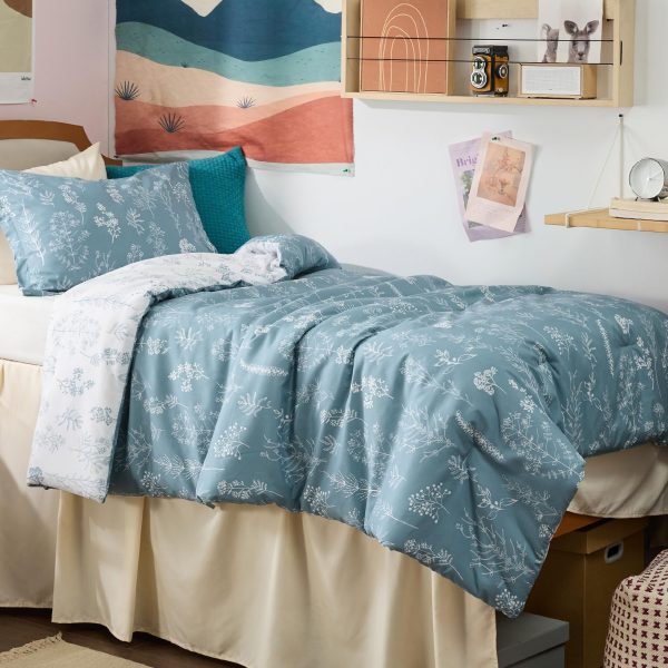 Bedsure | 2/3 Pcs Floral Printed Reversible Comforter Set with Soft Designed Plants Pattern Bedding Set - Image 80