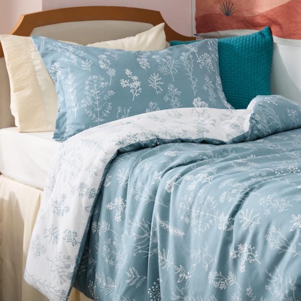 Bedsure | 2/3 Pcs Floral Printed Reversible Comforter Set with Soft Designed Plants Pattern Bedding Set - Image 82