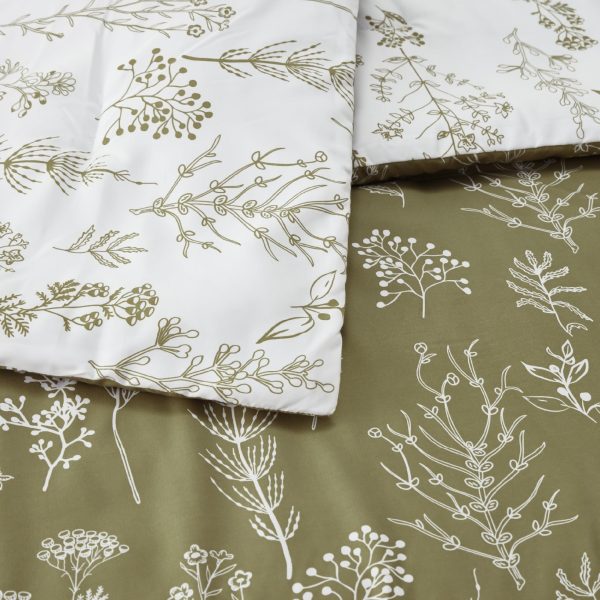 Bedsure | 2/3 Pcs Floral Printed Reversible Comforter Set with Soft Designed Plants Pattern Bedding Set - Image 89