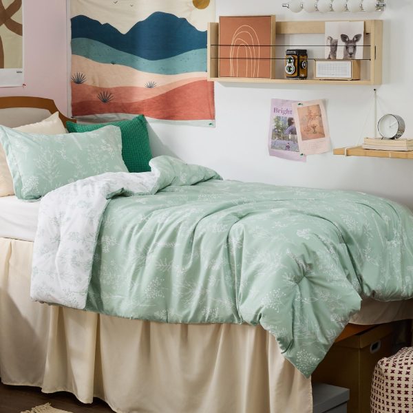 Bedsure | 2/3 Pcs Floral Printed Reversible Comforter Set with Soft Designed Plants Pattern Bedding Set - Image 94