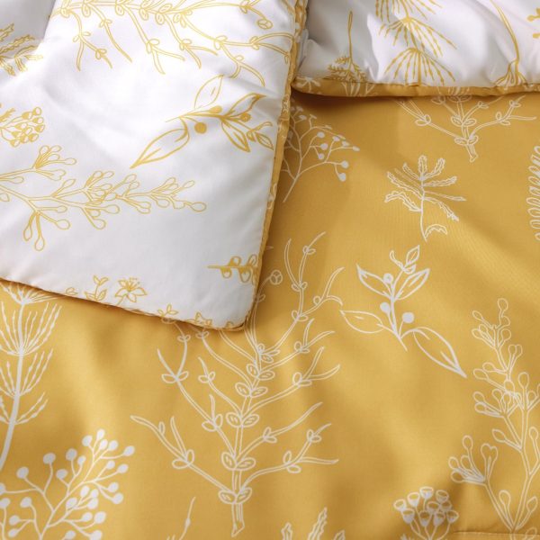 Bedsure | 2/3 Pcs Floral Printed Reversible Comforter Set with Soft Designed Plants Pattern Bedding Set - Image 109
