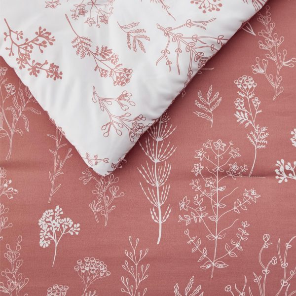 Bedsure | 2/3 Pcs Floral Printed Reversible Comforter Set with Soft Designed Plants Pattern Bedding Set - Image 127