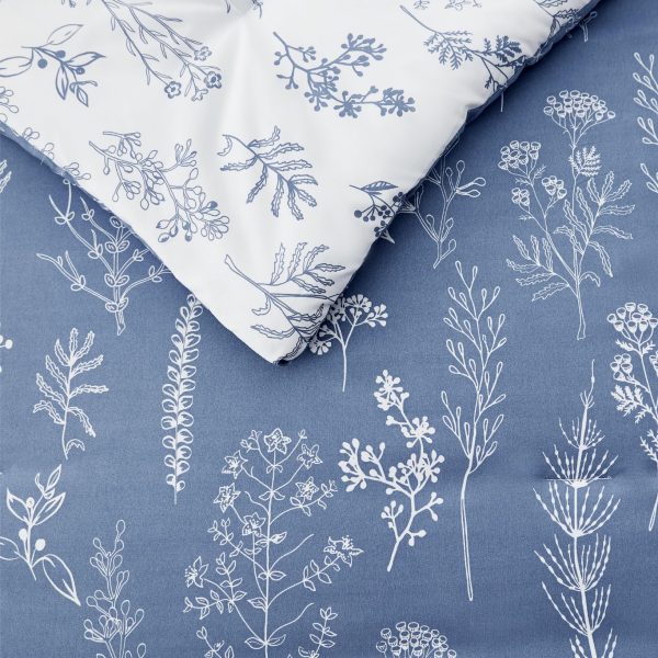 Bedsure | 2/3 Pcs Floral Printed Reversible Comforter Set with Soft Designed Plants Pattern Bedding Set - Image 140