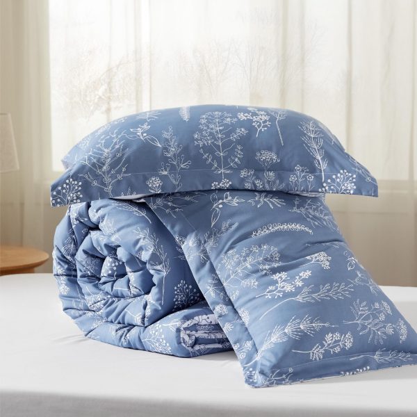 Bedsure | 2/3 Pcs Floral Printed Reversible Comforter Set with Soft Designed Plants Pattern Bedding Set - Image 141