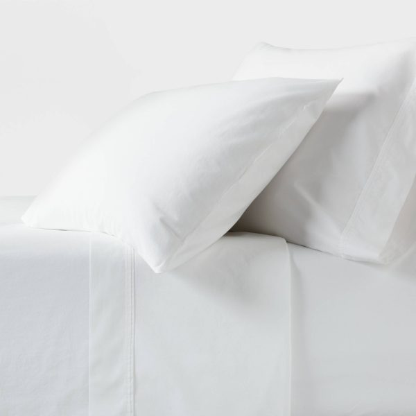 250 Thread Count Organic Percale Sheet Set - Threshold™ - Image 5