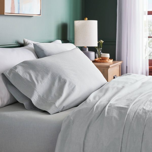 250 Thread Count Organic Percale Sheet Set - Threshold™ - Image 10