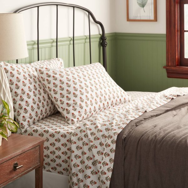250 Thread Count Organic Percale Sheet Set - Threshold™ - Image 18