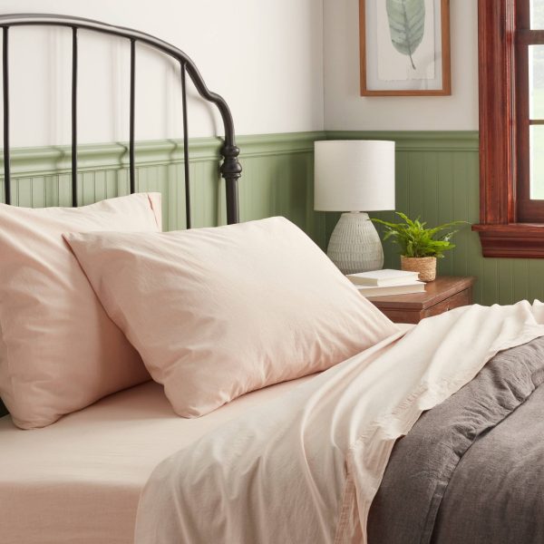 250 Thread Count Organic Percale Sheet Set - Threshold™ - Image 22