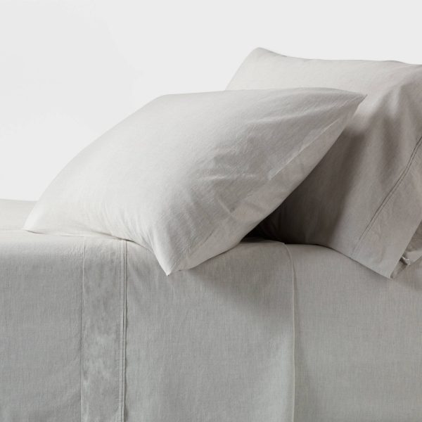 250 Thread Count Organic Percale Sheet Set - Threshold™ - Image 25